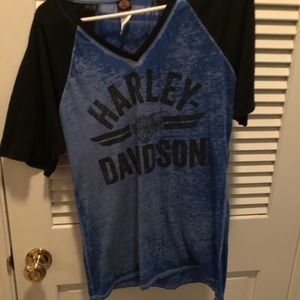 Harley Davidson baseball type shirt